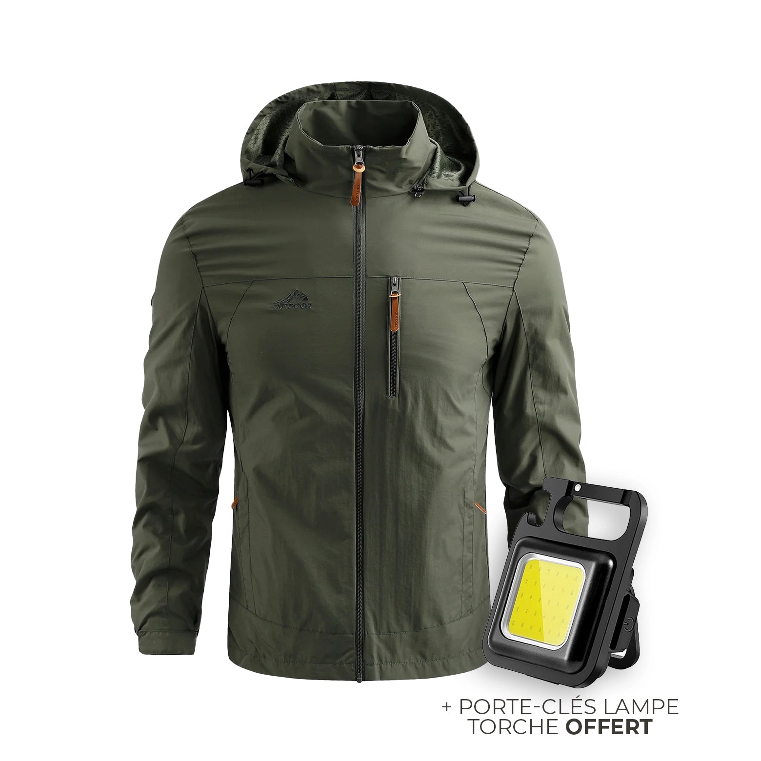 Veste Imperméable Island® – Aventure Sans Limites (+ Porte-clés Lampe de Poche Offert)